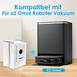 INF Sacs aspirateur pour robot Ecovacs Deebot X2 Omni - Lot de 6 pas cher