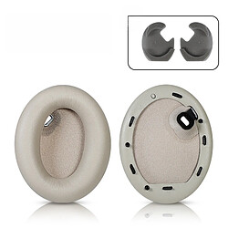 Inf Coussinets casque Sony WH-1000XM4 - Noir Coussinets pour casque audio - Compatibles Sony WH-1000XM4 - Similicuir