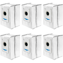 INF Sacs aspirateur pour robot Ecovacs Deebot X2 Omni - Lot de 6