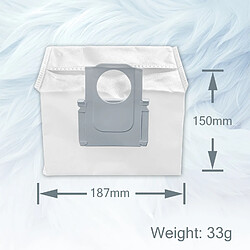 Acheter INF Sacs d’aspirateur compatibles Roborock - Pack de 4