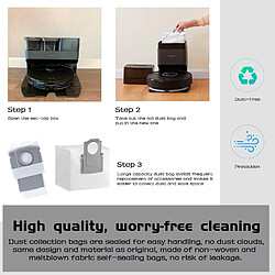 INF Sacs aspirateur pour robots Roborock - Lot de 10 pas cher