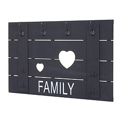 decoshop26 Porte-manteau mural Family
