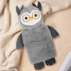 ZEN Bouillotte Peluche Hibou 750ml - Gris