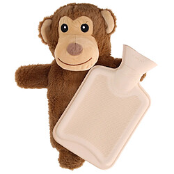ZEN Bouillotte Peluche Petit Singe 750ml Marron