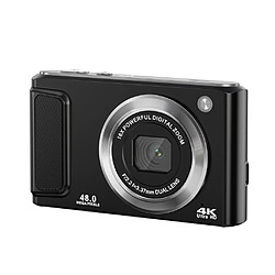INF Appareil photo numérique 4K HD Appareil photo numérique - Double objectif - Résolution 4K - Stabilisation d'image - Écran LCD 3.0 pouces