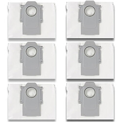 INF Sacs aspirateur pour Roborock P10 / Q Revo - Lot de 6 Sacs pour robot aspirateur Roborock P10 / Q Revo - microfibre non tissée - filtration fine - installation facile - compatibles station auto-vidange