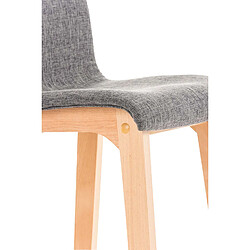 Decoshop26 Tabouret de bar en tissu - Marron pas cher