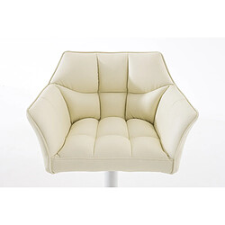 Decoshop26 Tabouret de bar moderne - Blanc pas cher