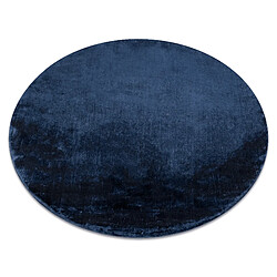 RugSX Visco Bleu Tapis Cercle