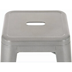 Acheter Decoshop26 Tabouret de bar métal - Argent