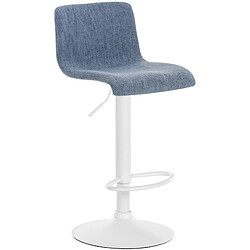 Decoshop26 Tabouret de bar - Bleu