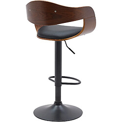 Decoshop26 Tabouret de bar pivotant - Marron pas cher