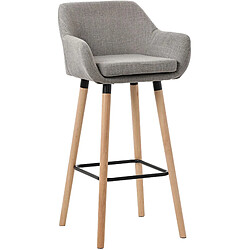 Decoshop26 Tabouret de bar lounge - Marron