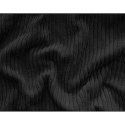 BESTMOBILIER Housse pour canapé déhoussable Topaze - Noir