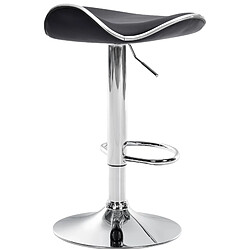 Acheter Decoshop26 Tabouret de bar réglable pivotant - Noir
