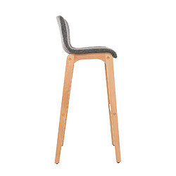 Avis Decoshop26 Tabouret de bar en tissu - Marron