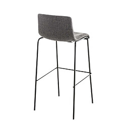 Acheter Decoshop26 Tabouret de bar tissu - Gris