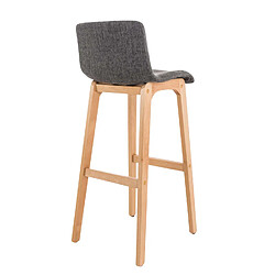 Acheter Decoshop26 Tabouret de bar en tissu - Marron