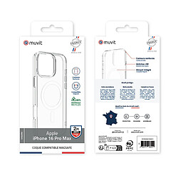 Acheter MUVIT Coque iPhone 16 Pro Max - MagSafe Transparent