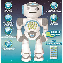Lexibook Powerman Max Robot ludo-éducatif - Plus de 300 quiz - Bilingue anglais/allemand - Programmable