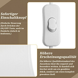 Acheter Zmh Lampe à poser Seregon - Blanc et naturel