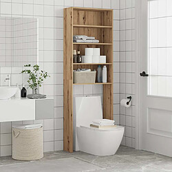 Acheter vidaXL Meuble pour machine à laver chêne artisanal 64x24x190 cm