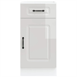 Acheter vidaXL Armoire de cuisine Kalmar blanc brillant
