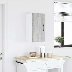 vidaXL Armoire Murale Kalmar Armoire murale de cuisine - Bois d'ingénierie - Sonoma gris - 30 x 31 x 60 cm