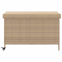 Acheter vidaXL Boîte de rangement de jardin résine tressée