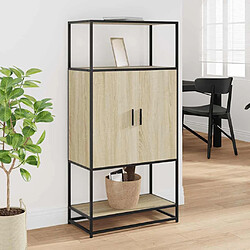 Avis VIDAXL vidaXL Buffet haut - Chêne sonoma