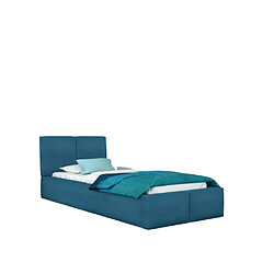 Kids Literie Lit coffre Tesia 90x200 - Sommier inclus Azur