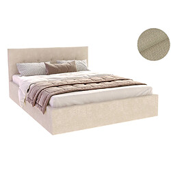 Kids Literie Lit Coffre Tulsa 160x200 cm - Sommier inclus Crème