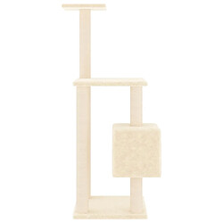 Arbre à chat helloshop26 - 104 cm, crème