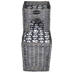 Avis Helloshop26 Arbre/maison/château à chat avec coussin Saule gris 02_0022787