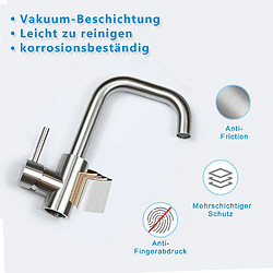 Acheter ZMH Mitigeur de lavabo Mitigeur de douche extractible pour salle de bains