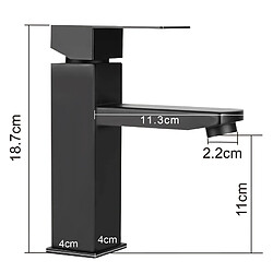 Acheter ZMH robinet de lavabo salle de bain haute pression barre de traction en acier inoxydable