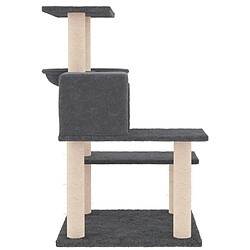 helloshop26 Arbre à chat 82,5 cm - Gris foncé