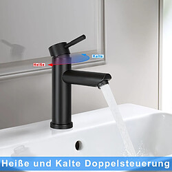 Avis ZMH robinet mitigeur de lavabo robinet d'évier robinet de cuisine à haute pression robinet à levier unique