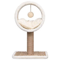 Helloshop26 Arbre à chat et tunnel 56 cm - Beige