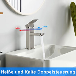 Avis ZMH robinet de lavabo salle de bain haute pression barre de traction en acier inoxydable