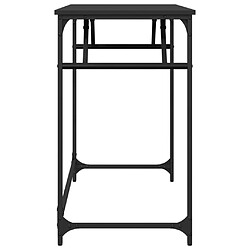 Helloshop26 Bureau industriel noir - 100 cm