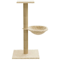 Helloshop26 Arbre à chat 74 cm - Crème