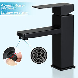 ZMH robinet de lavabo salle de bain haute pression barre de traction en acier inoxydable pas cher