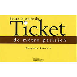 Petite histoire du ticket de métro parisien - Occasion