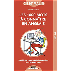 Les 1.000 mots à connaître en anglais - Occasion