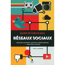 Guide de survie aux réseaux sociaux : déjouez les pièges, adoptez le bon langage et infiltrez le milieu - Occasion