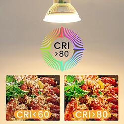 Zmh Spot LED GU10 en céramique - Blanc pas cher