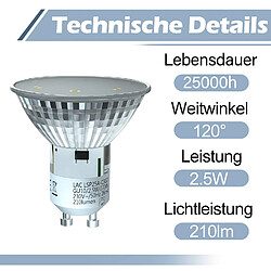 Autres Temps ZMH LED Spot GU10