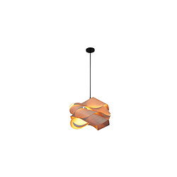 ICONIK INTERIOR Lampe de plafond en bois - Lampe suspendue design - Nova Bois naturel pas cher
