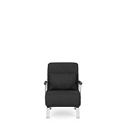 VIVALDI Fauteuil BART - Noir
